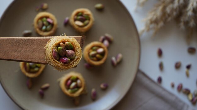 pasticceria turca di baklava a tiro dolce