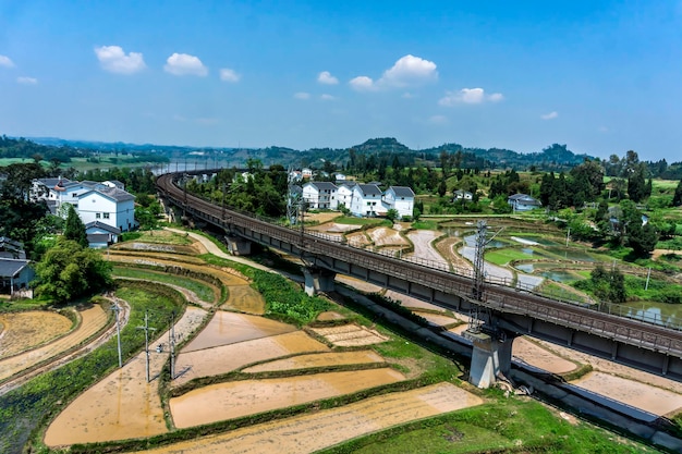 Pastorale all'aperto e trasporto ferroviario