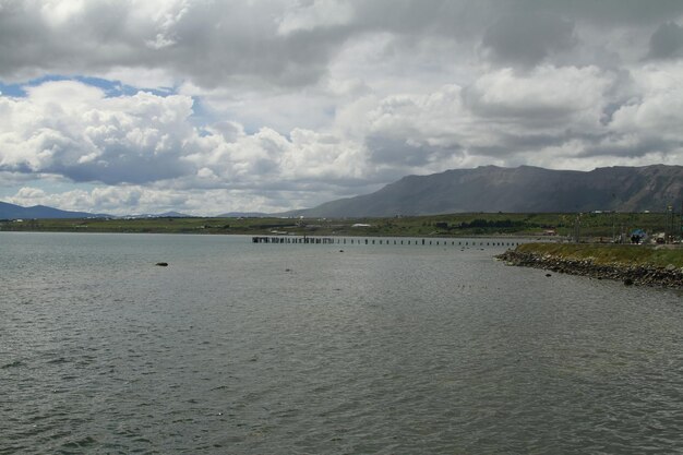 Patagonia dal traghetto da Puerto Natales