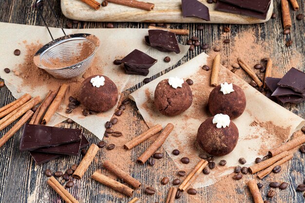 Patata al cioccolato dolcezza dolce tradizionale