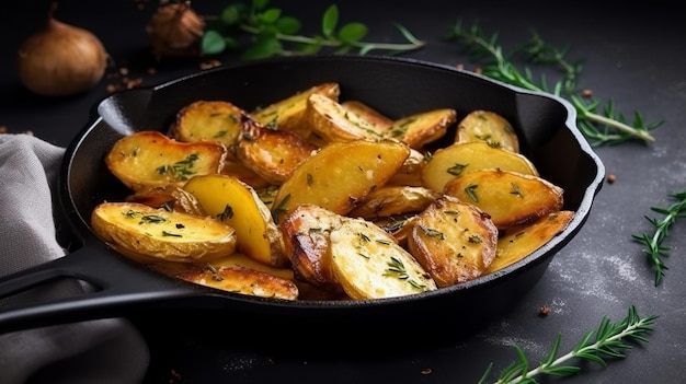 Patate Arrosto Con Erbe E Spezie