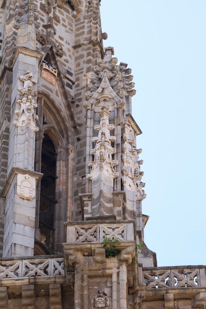 patrimonio, facciata della Cattedrale di Toledo, Spagna