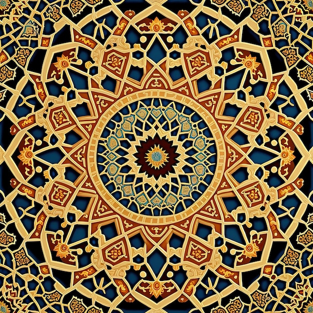 Pattern di sfondo islamico