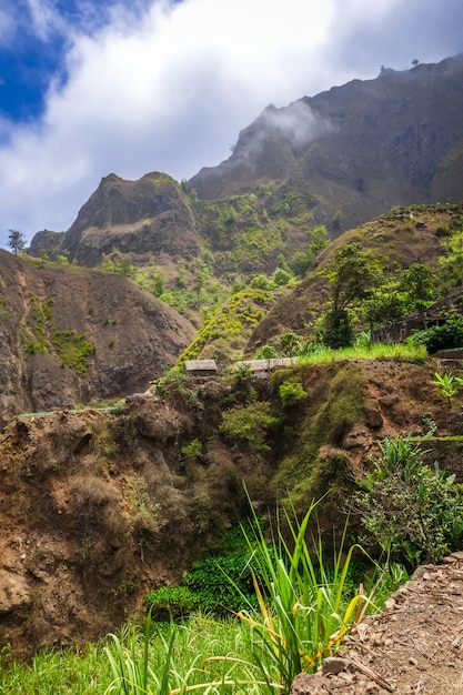 Paul Valley paesaggio nell'isola di Santo Antao, Capo Verde