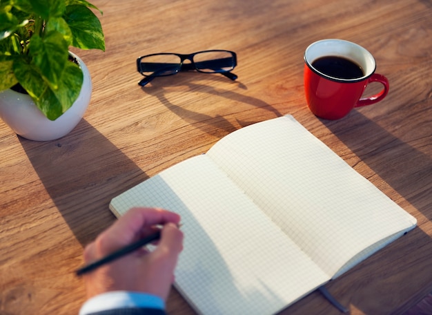 Pausa caffè al caffè per l&#39;ispirazione