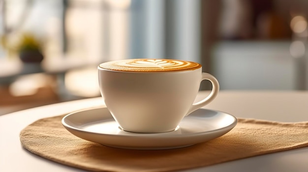 Pausa caffè alla riunione della conferenza IA generativa