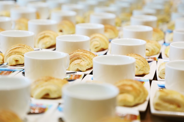 pausa caffè nel seminario dell&#39;hotel.