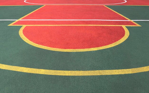 Pavimento del colore dello stadio sportivo per il calcio, il basket e altre partite