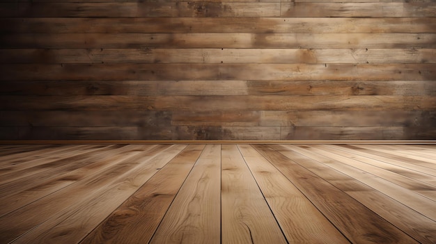 Pavimento in legno con fondo in legno