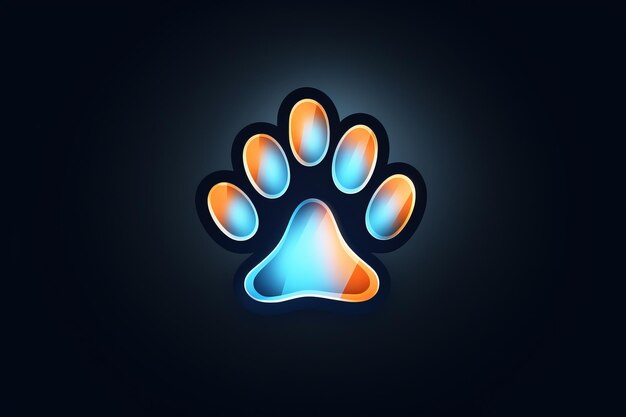 Paw Vector A Dynamic 32 Rappresentazione artistica