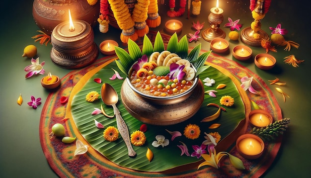 Payasam speciale per il festival di Onam e Vishu del Kerala