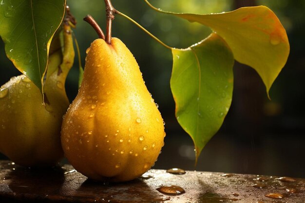 Pear Delight Natures Sweetest Pleasure Fotografia di immagini di pere