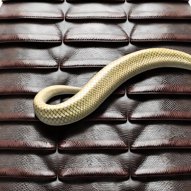 Pelle di serpente texture in pelle arte generativa di AI