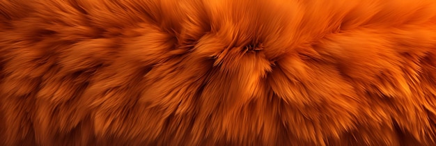 Pelliccia arancione creativo astratto texture fotorealistica schermo sfondo arte digitale astratta superficie luminosa sfondo Ai generato motivo di texture vibrante