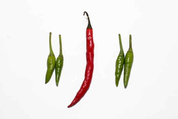 Pepe, spezie calde, chili, rosso, cibo, vegetali, sano, pepe di Caienna, isolato, paprica, cucina, mature,