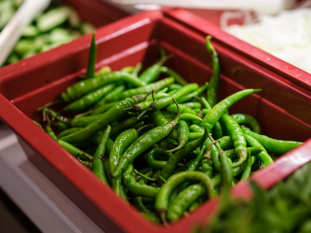 Peperoncino caldo e delizioso in una ciotola