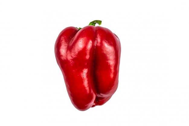 Peperone rosso dolce, paprika isolato,