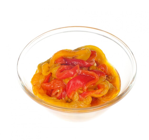 Peperoni arrostiti con olio