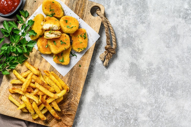 Pepite di pollo al forno fatte in casa croccanti