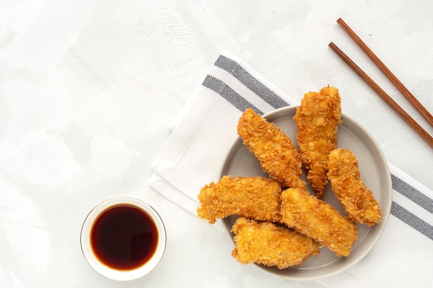 Pepite di pollo fatte in casa battute di panko