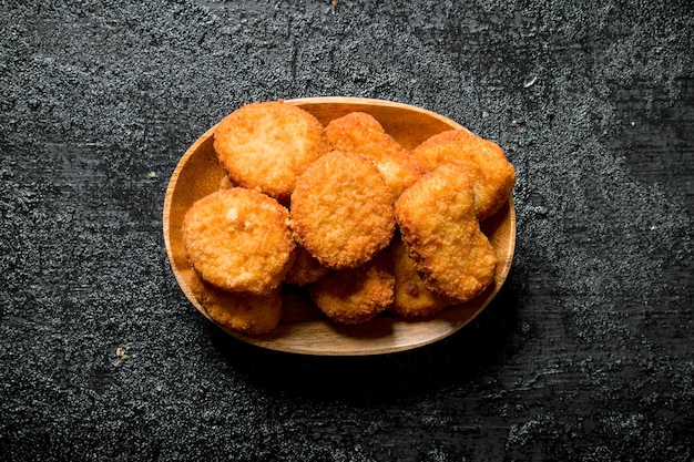 Pepite di pollo nella ciotola