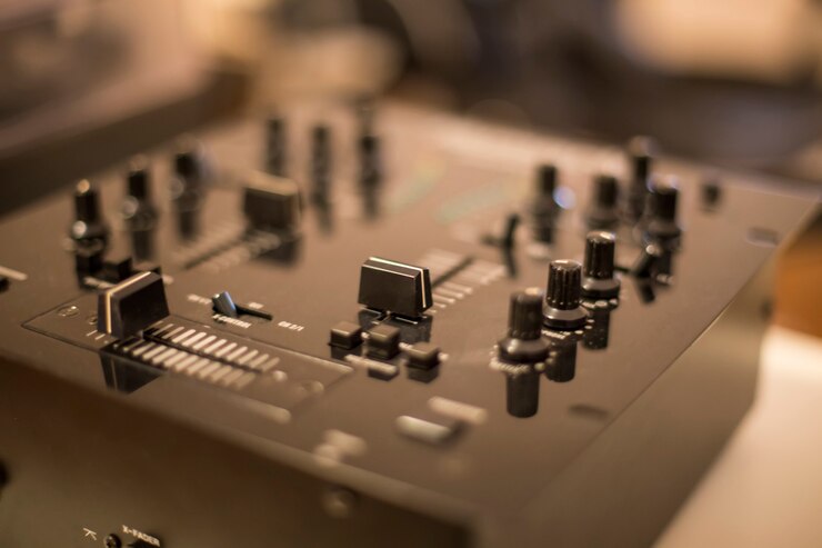 Photo peralatan mixing dj