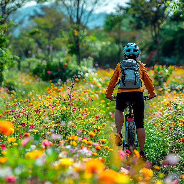 Percorsi floreali Libertà e gioia in bicicletta