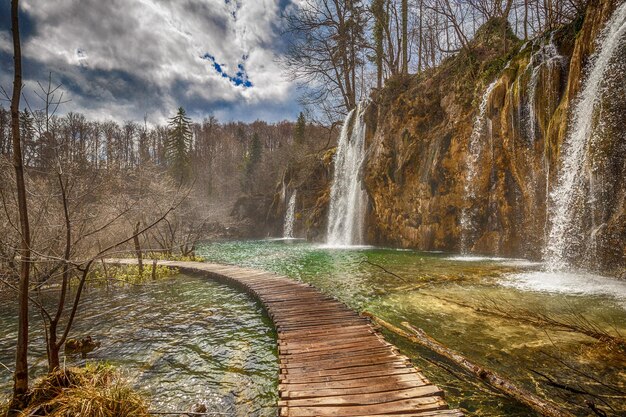 Percorso turistico in legno