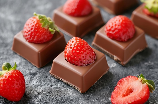 Perfezione di cioccolato alla fragola