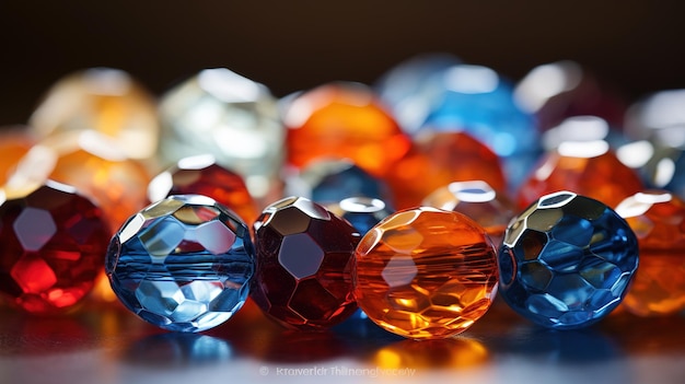 perle di cristallo multicolori perle di semi materiale artigianale pietre naturali