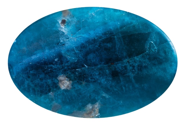 Perlina di gemma minerale di cianite blu