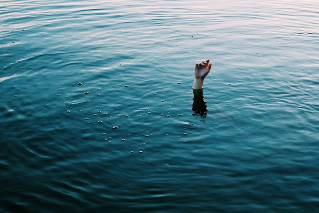 Persona annegata in mare