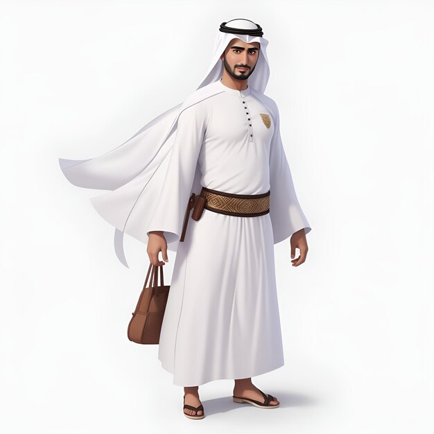 personaggio adulto-uomo-arabo che indossa un costume-arabo