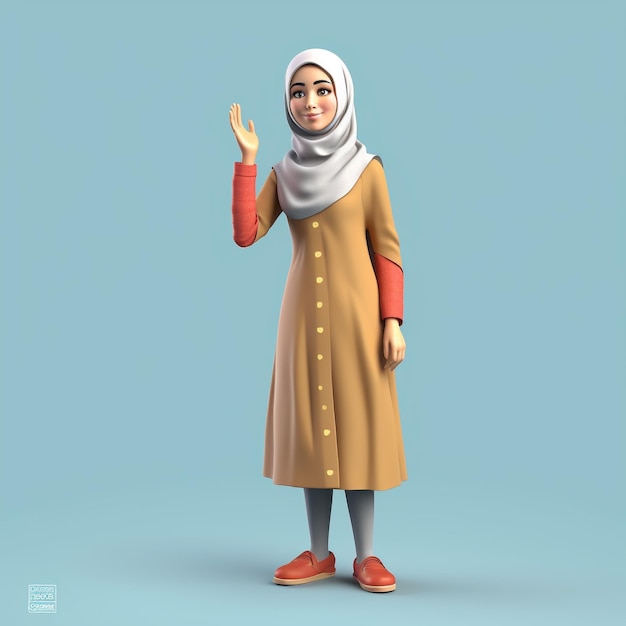 personaggio dei cartoni animati 3d