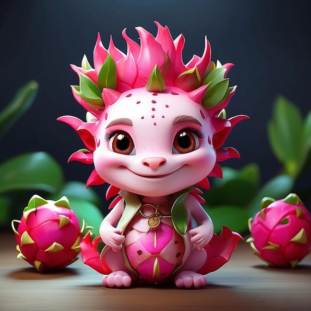 Personaggio del frutto del drago 3D