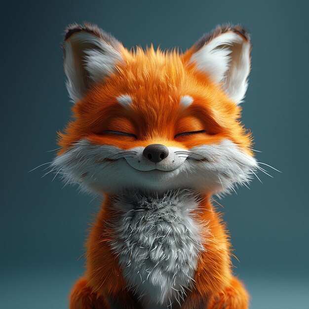 Personaggio di cartone animato 3D Fox