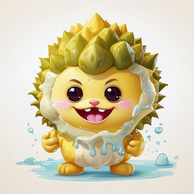 Personaggio durian carino in 3D