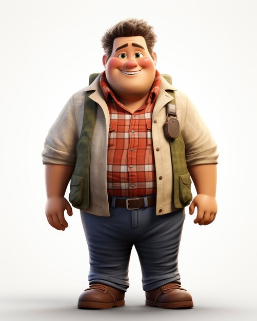 Personaggio maschile in stile Pixar