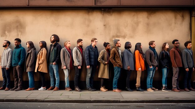 persone che camminano per strada a Londra