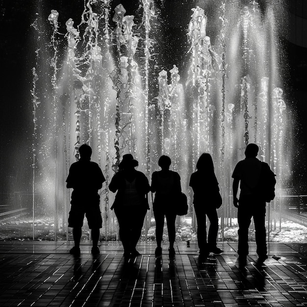 persone che camminano per strada