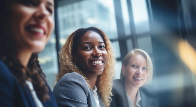 Persone di culture diverse che partecipano a un colloquio di lavoro inclusivo ed equo