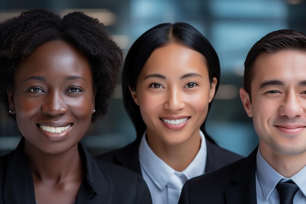 Persone di culture diverse che partecipano a un colloquio di lavoro inclusivo ed equo