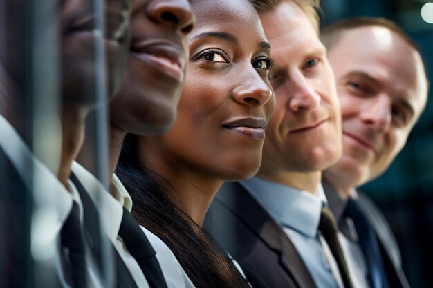 Persone di culture diverse che partecipano a un colloquio di lavoro inclusivo ed equo