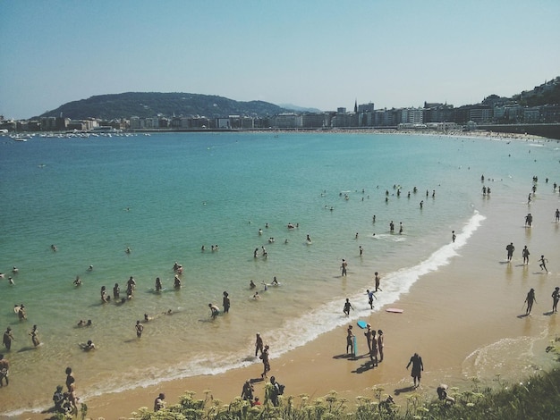 Persone in spiaggia