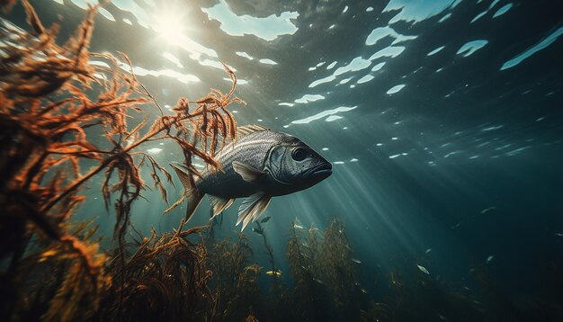 Pesca subacquea sott'acqua