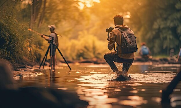 pesca sul fiume