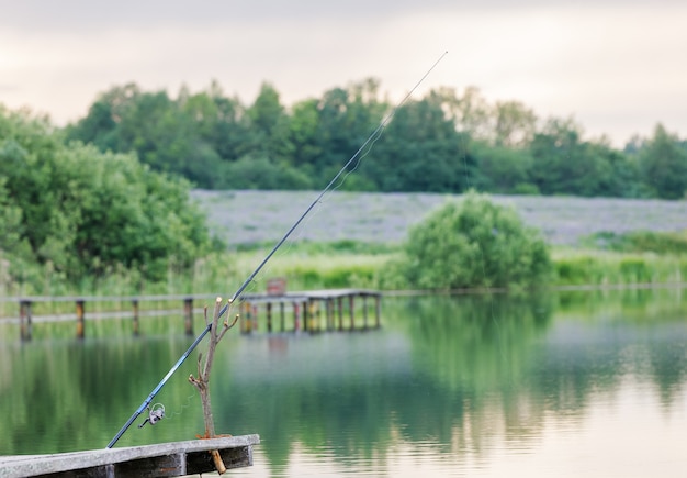 Pesca sul lago