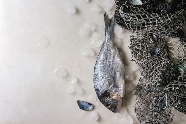 Pesce crudo di orata