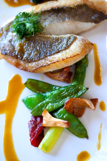 Pesce e verdure