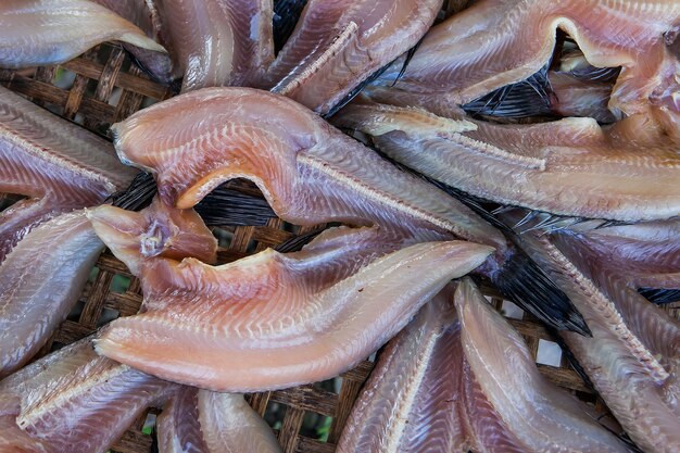 Pesce essiccato famoso pesce Thailandia per la conservazione del cibo